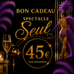 Bon cadeau - Formule spectacle seul